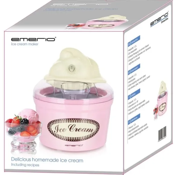 Emerio Glassmaskin Retro Rosa 1,2l