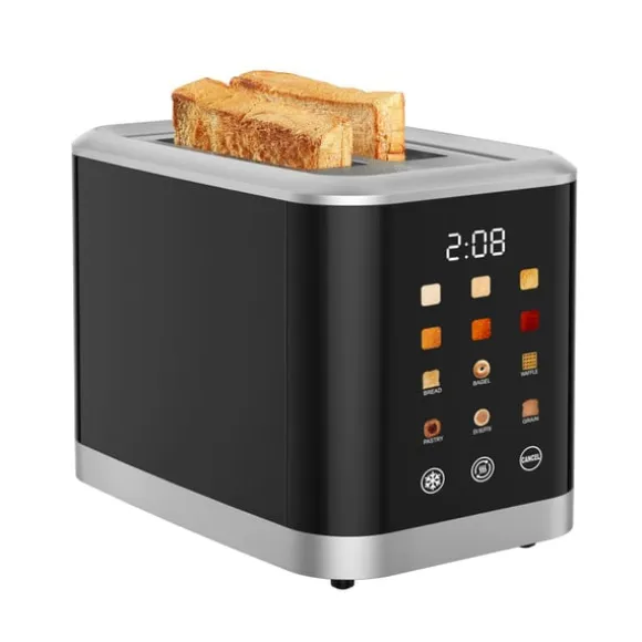 Emerio TO-132743 Lyxig brödrost med digital display och touchkontroll