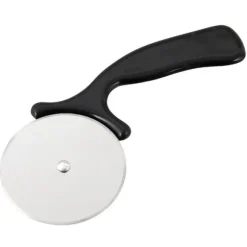 Fackelmann Basic Pizzaskärare 16 cm Svart PP/Rostfritt stål