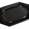Fad 25x35 cm Lille Plast PET Sort Låg på 73701,10 ps x 10 stk/krt