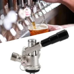 Fatkoppling S-typ fatölsdispenser med säkerhetstryckventil hembryggningssystem