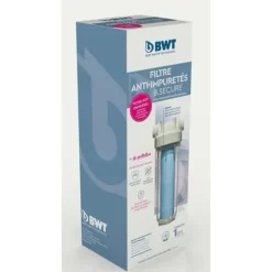 Filter - BWT - B.SECURE - anti-orenheter 25µm - antibact - Skyddar hälsa, rör och hushållsutrustning