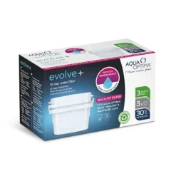 Filter för Kolfilterkanna - Aqua Optima - EPS319 - 3 Enheter - Plast - Vit