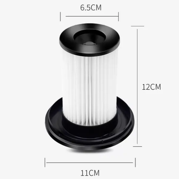 Filterkompatibelt med Bosch Serie8 8-seriens dammsugare, ABS+HEPA, svart, effektiv dammfiltrering