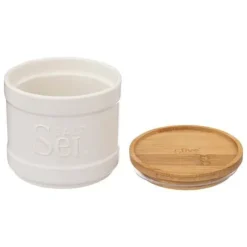 5five - saltbox "naturéo" i vit keramik