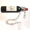 Flaskhållare - Kedja - Silver - Järn - 20 x 6 cm - Originalpresent