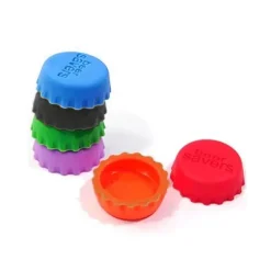 Flaskkork i silikon 6-pack - "Beer Saver" olika färger