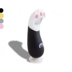 Flasköppnare - Hemdekor - Kattfot - Grå - PVC och Metall - Modern Design