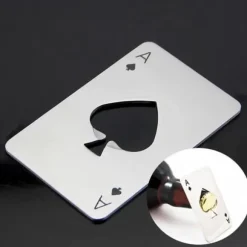 Flasköppnare - Maté - Smart Card - Rostfritt stål - Kompakt - Silver