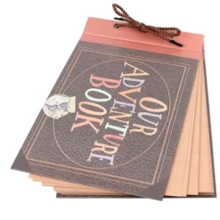 Fotoalbum DIY Vintage Tether Loose Leaf Picture Scrapbook för inspelning av bröllopsresor
