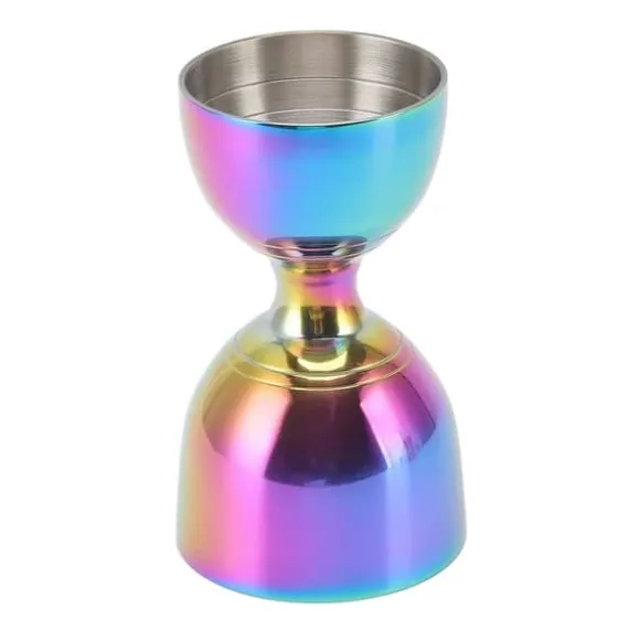 Färgglad Cocktail Jigger i rostfritt stål - Exakt skottmått 30/60 ml