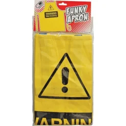 Förkläde - Warning, Man Cooking
