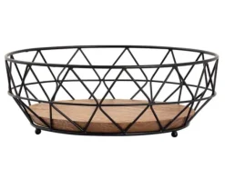 Fruktkorg metallbröd korg frukt skål runt neo Ø 28 cm