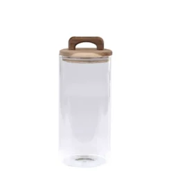 Förvaringsglas m. lock - H. 24 cm