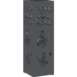Förvaringskrok & Ställ Antracit 15,5 x 15,5 x 49 cm Metall