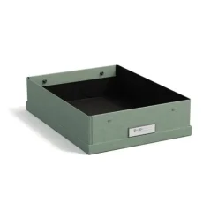 Förvaringslåda Kleo A4 Soft Teal Bigso Box of Sweden