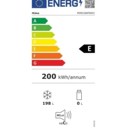 Frysbox Midea 198L MDRC280FEE01