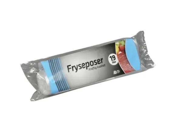 Fryseposer Rul-let 19l 35x60cm m/skrivefelt 8ps/rl - (35 stk.)