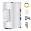 10 Gallon Elektrisk Varmvattenberedare, Instant Hot 1,6Kw, LED-display, Perfekt för Dusch