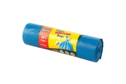 GARBAGE BAGS PLASTA BLUE 60L 8PCS
