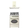 Gasspis - GURARI - GCH G 614 CR - 60 cm - 4 Kw WOK - Multifunktionell + fläkt GCH F 461 BG 9