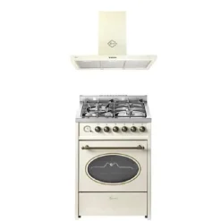 Gasspis - GURARI - GCH G 614 CR - 60 cm - 4 Kw WOK - Multifunktionell + fläkt GCH F 461 BG 9