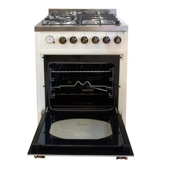 Gasspis - GURARI - GCH G 614 CR - 60 cm - 4 Kw WOK - Multifunktionell + fläkt GCH F 461 BG 9