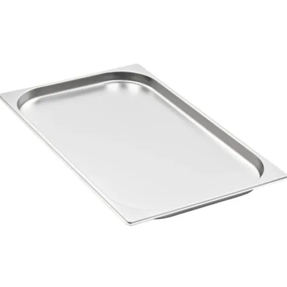 Gastronormkantiner 4 st GN 1/1 - Staplingsbara rostfria plåtar | Storlek: 20 mm