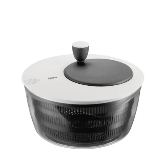GEFU Rotare salladsslunga Svart, Vit Vev/handtag