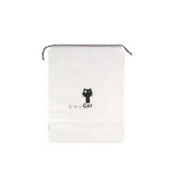 Genomskinliga förvaringsväskor av non-woven-material (10-pack) cat pattern
