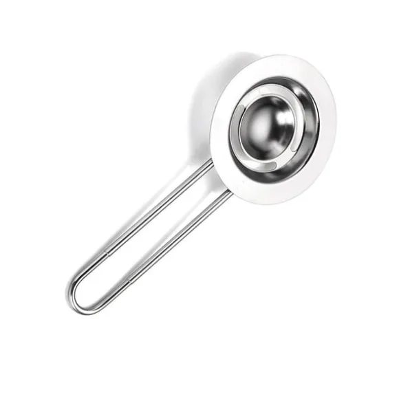 Äggulaseparator i rostfritt stål med justerbart handtag Telescopic