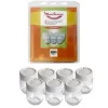 Glasburkar - MOULINEX - Set om 7 - För yoghurttillverkare - Lock ingår - Slitstarkt glas