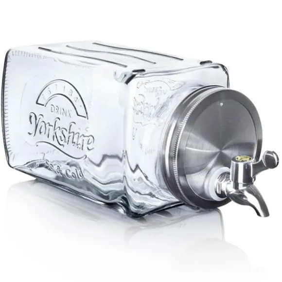Glasburk för drycker med kran, horisontell dispenser för kylskåp, 3,5L, ORION 143792
