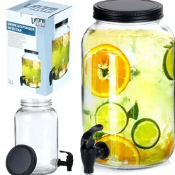 Glasburk med kran 3,2 l