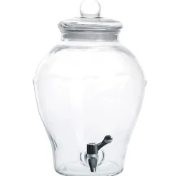 Glasburk med kran 6,5 l