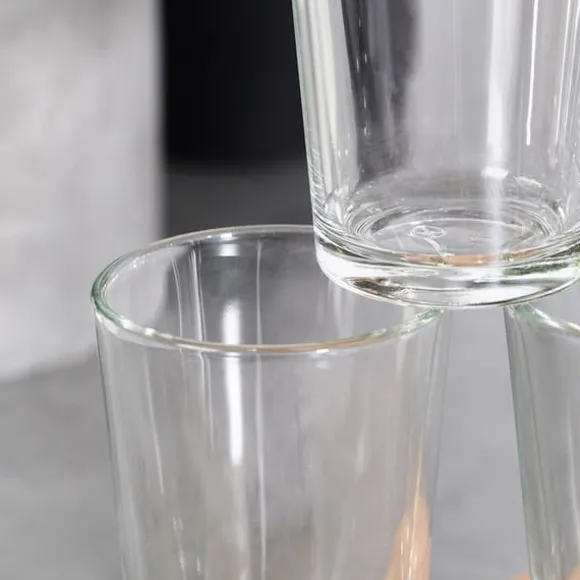 Glasburk med kran 8 l + 12 glas 200 ml