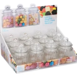 Glasburk med lock 0,3 liter