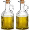 Glasflaska för olja och vinäger 350 ml 2 st.