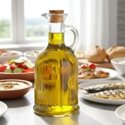 Glasflaska för olja och vinäger 350 ml 2 st.