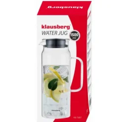 GLASKANNA FÖR VATTENDRIKKER 1,5L KLAUSBERG KB-7687