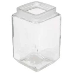 GLASKRUKT 1,7L fyrkantig MED FURULOCK