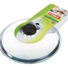 Glaslock - PYREX - CLASSIC - 20 cm - Transparent - Svart bakelitknapp