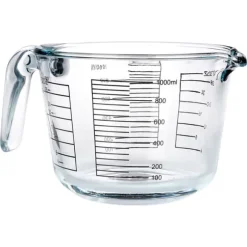 Glasmåttkopp för kök 1 l