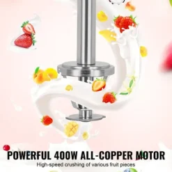 Glassmaskin 400W, Glasmixer, Rörmaskin, 304 Rostfritt Stål, Effektiv och Hållbar