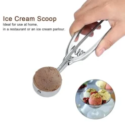 Glassskopa - Rostfritt stål Trigger Cookie Scoop (4 cm diameter)