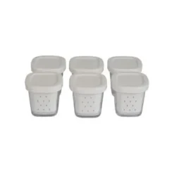 6 Glas Yogurtbehållare Multi Délices Express - Hög Kvalitet och Användarvänlighet XF1001E1