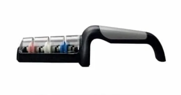 Global - Knife Sharpener 3-wheel - Black