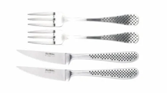 Global - Steak knife fork set