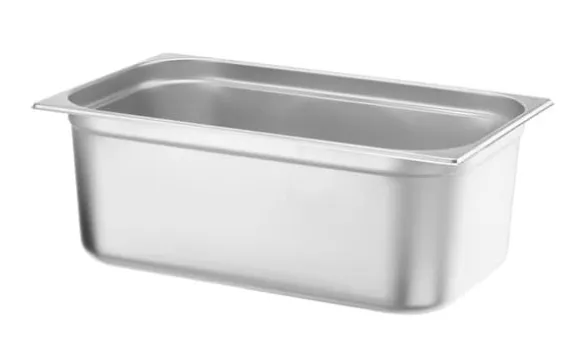 GN 1/1 behållare, HENDI rostfritt stål, Budget Line, 28L, 530x325x(H)200mm