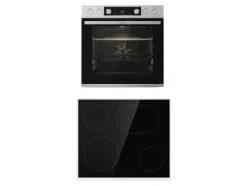Gorenje EASY SET 2 - BCS6737E06X+ECD634X - ugn med spisplatta - med ångfunktion - inbyggd - med självrengöring